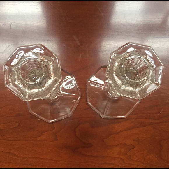 Vintage candle sticks. American Fostoria - Picture 3 of 4